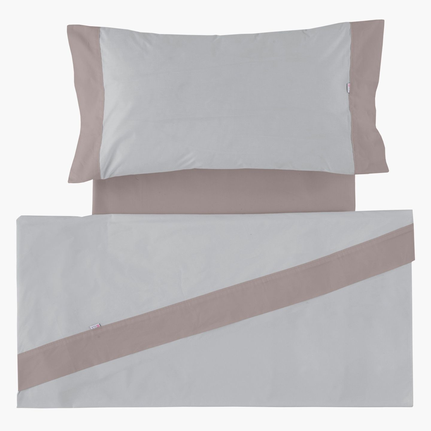 MaxColchon attribute Liso Aplique Perla-Plomo